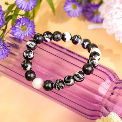 Permission to Pause - The Zebra Jasper Bracelet