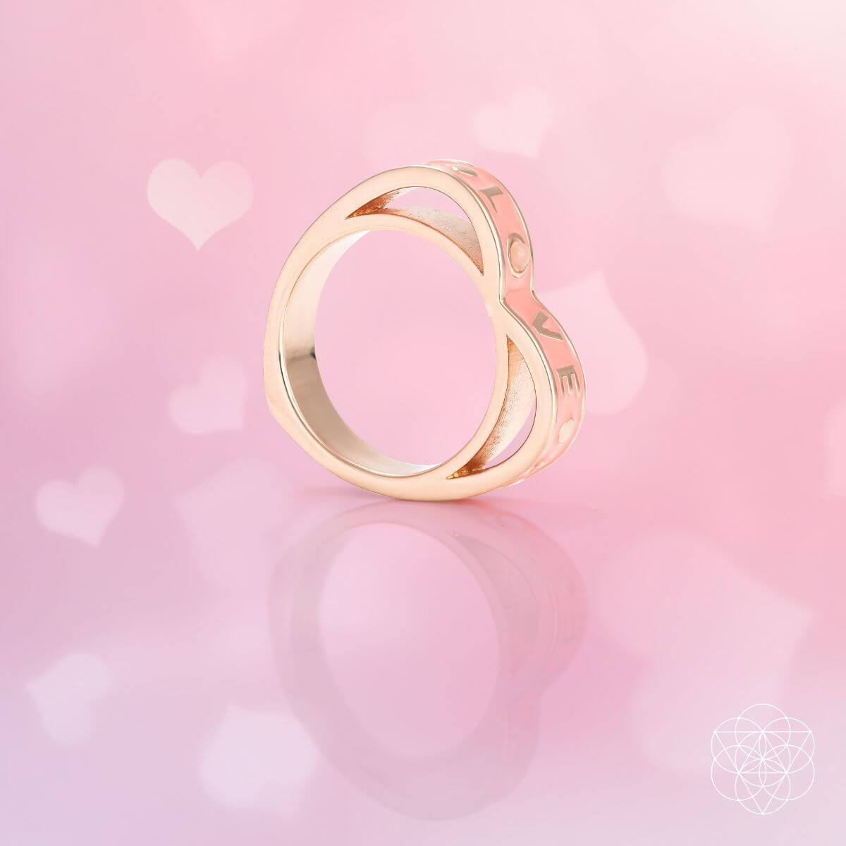 I Love My Life - Heart Awakening Pink Opal Ring