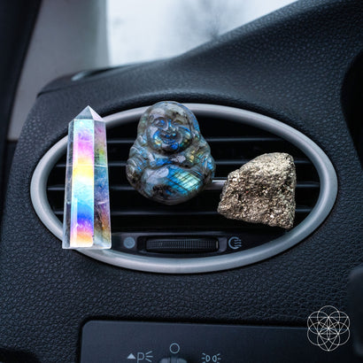 Viajante alegre - kit de carro de cristal flutuante