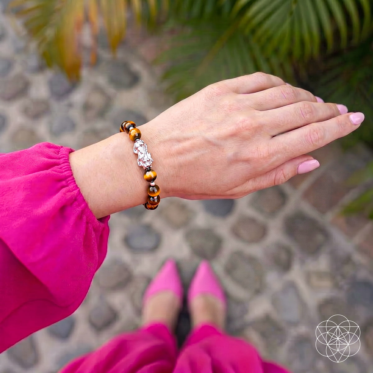 Fortune Flows - Tiger’s Eye &amp; Pixiu Bracelet