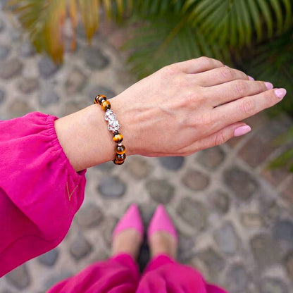 Fortune Flows - Tiger’s Eye &amp; Pixiu Bracelet