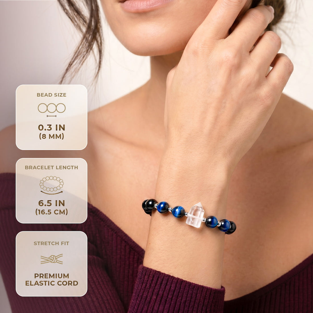 El brazalete del filtro de negatividad
