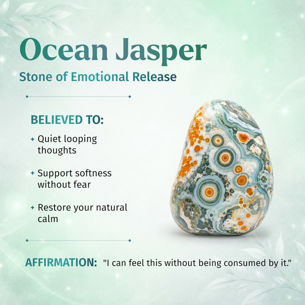 Quiet My Mind – Pulseira Ocean Jasper | 6mm