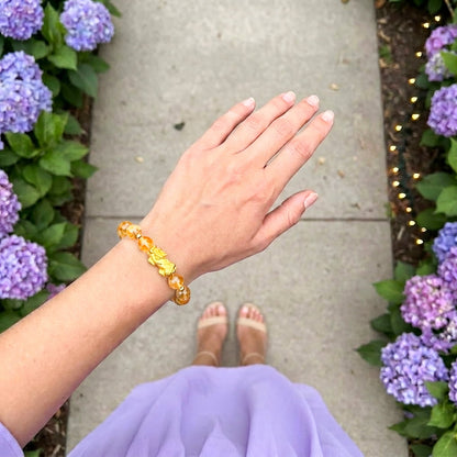 Brazalete de citrina Pixiu