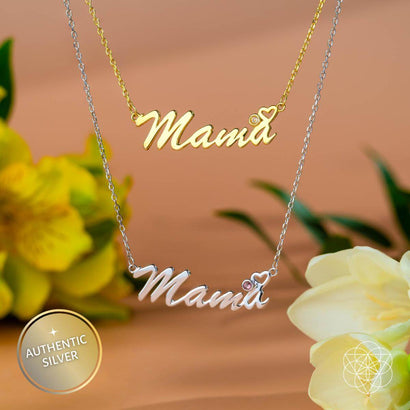 Thank You Mama - Crystal Pendant of Gratitude with Clear Quartz
