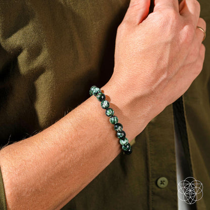 Angel Energy – Rare Seraphinite Bracelet of Transformation - Conscious Items