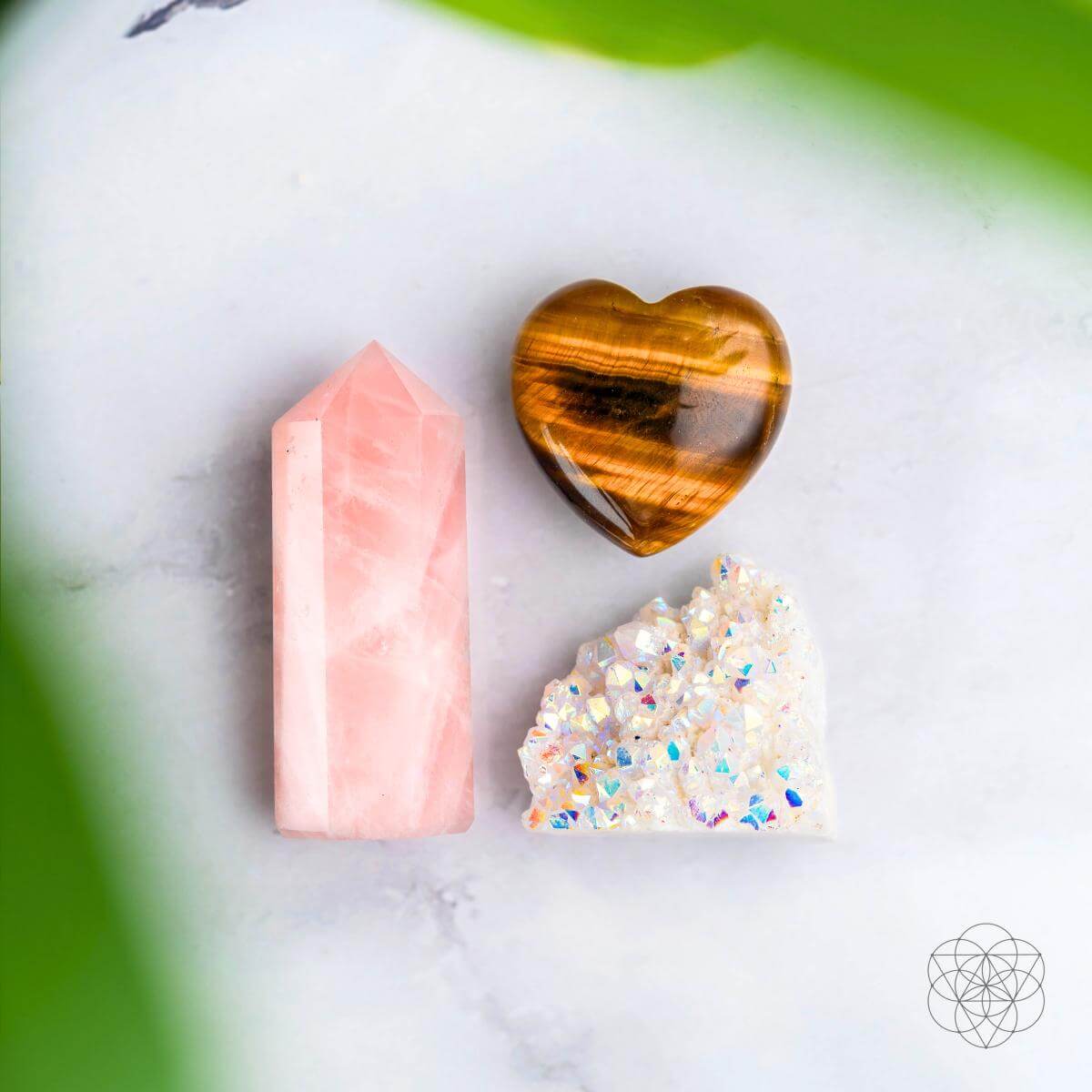 Crystal Fridge Magnets - Trio of Protection &amp; Comfort - Conscious Items