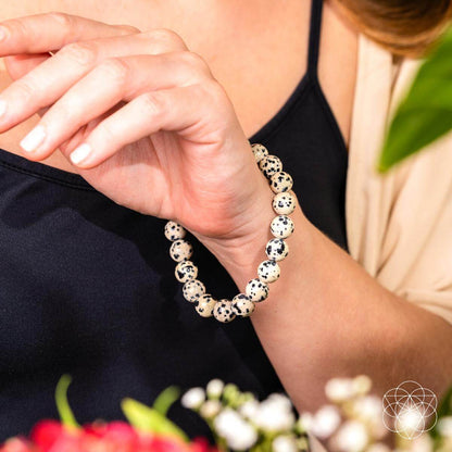 Emotional Detox - Dalmatian Jasper Bracelet - Conscious Items