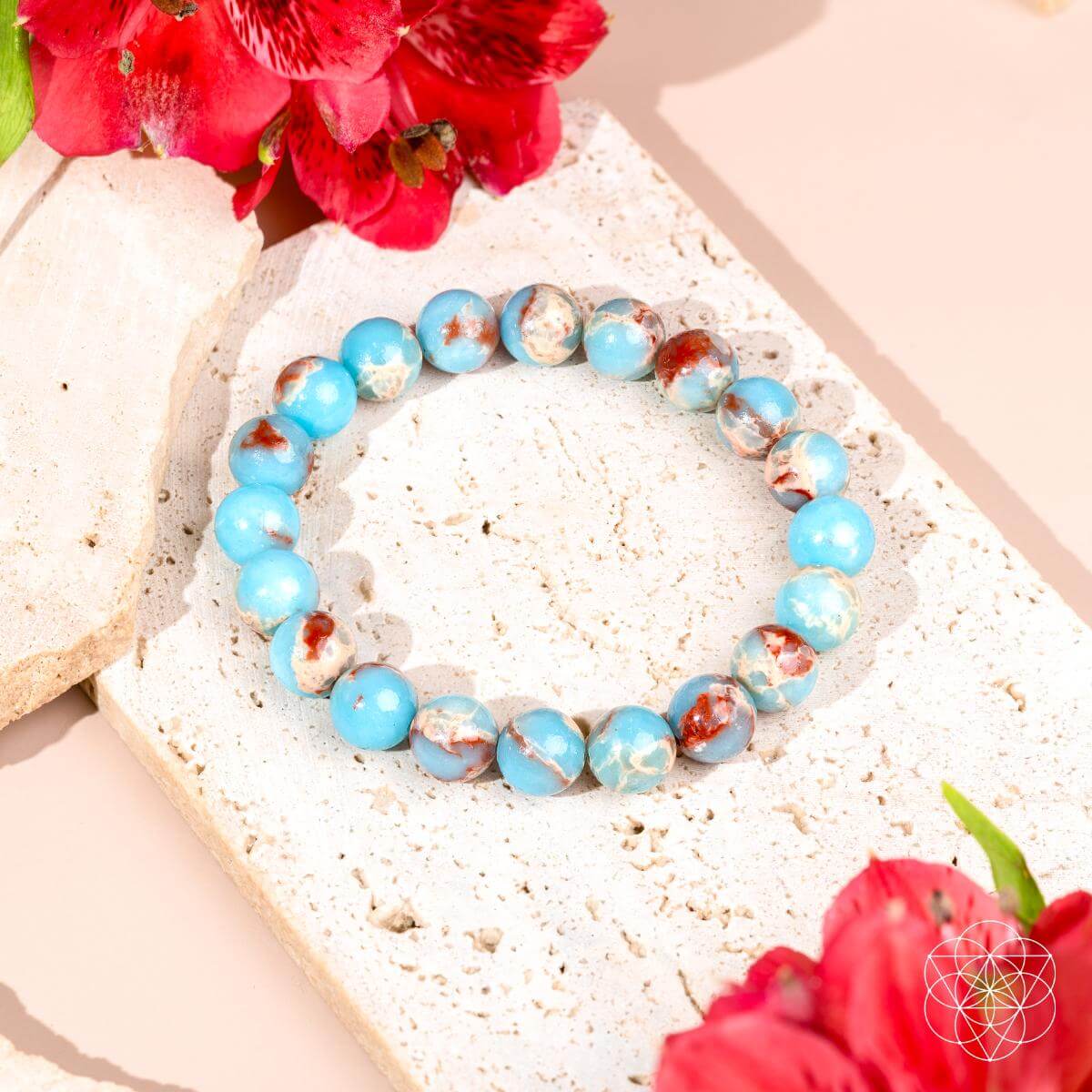 Empath’s Shield - Aqua Terra Jasper Bracelet - Conscious Items