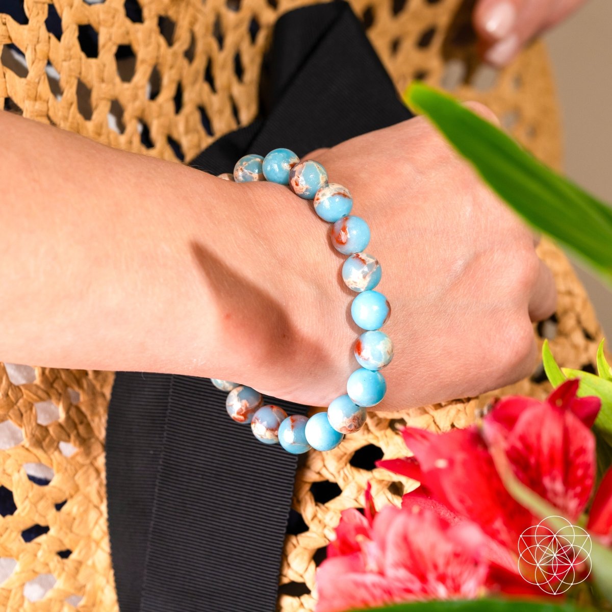 Empath’s Shield - Aqua Terra Jasper Bracelet - Conscious Items