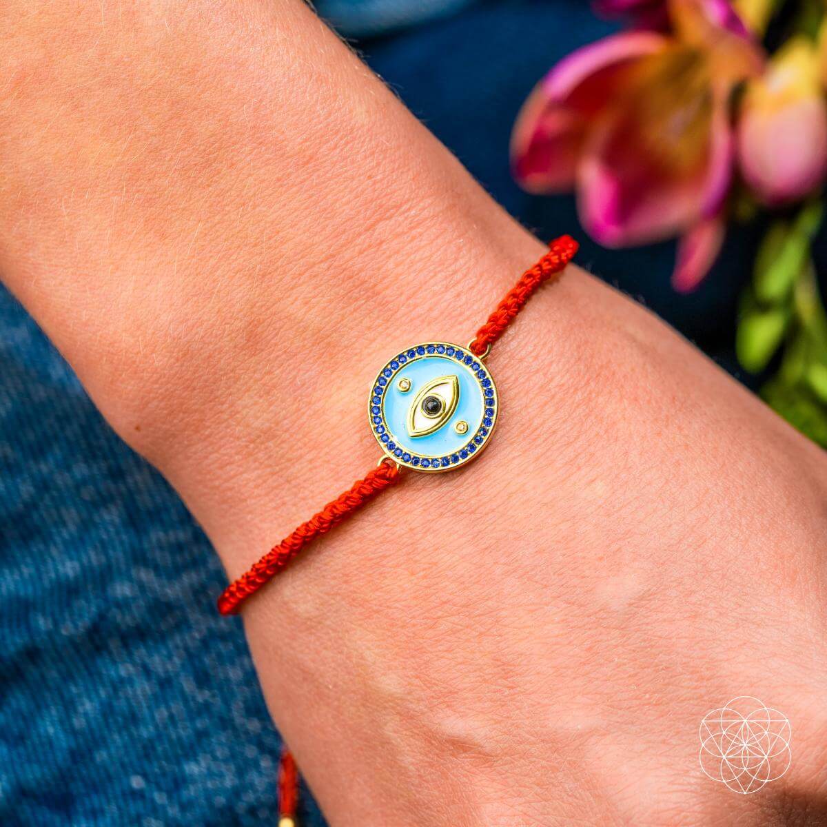 Evil Eye Guardian - Four - Strand Red String Bracelet - Conscious Items