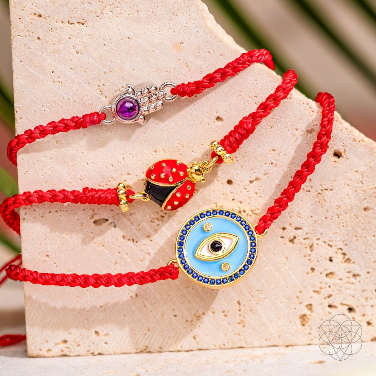 Evil Eye Guardian - Four - Strand Red String Bracelet - Conscious Items