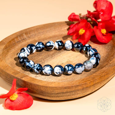 Exotic Orca Agate Bracelet of Deep Healing - Conscious Items