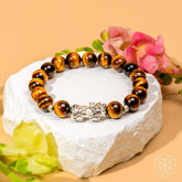 Fortune Flows - Tiger’s Eye & Pixiu Bracelet - Conscious Items