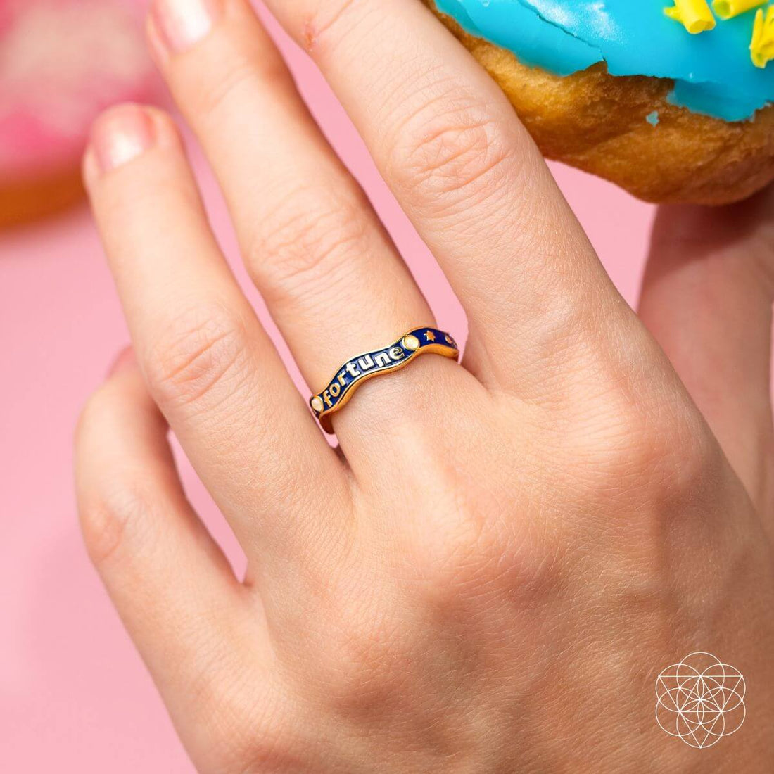 Fortune Magnet - Aquamarine Ring of Prosperity - Conscious Items