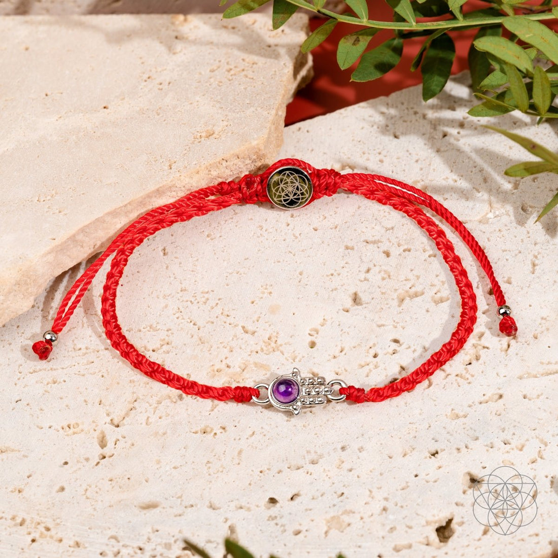 Hamsa Hand of Protection - Four - Strand Red String Bracelet - Conscious Items