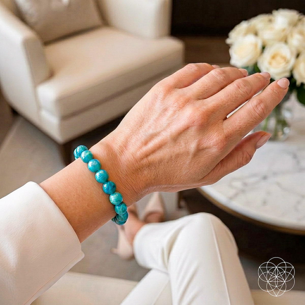 Empire of Her Own – Premium Blue Amazonite Bracelet – Conscious Items