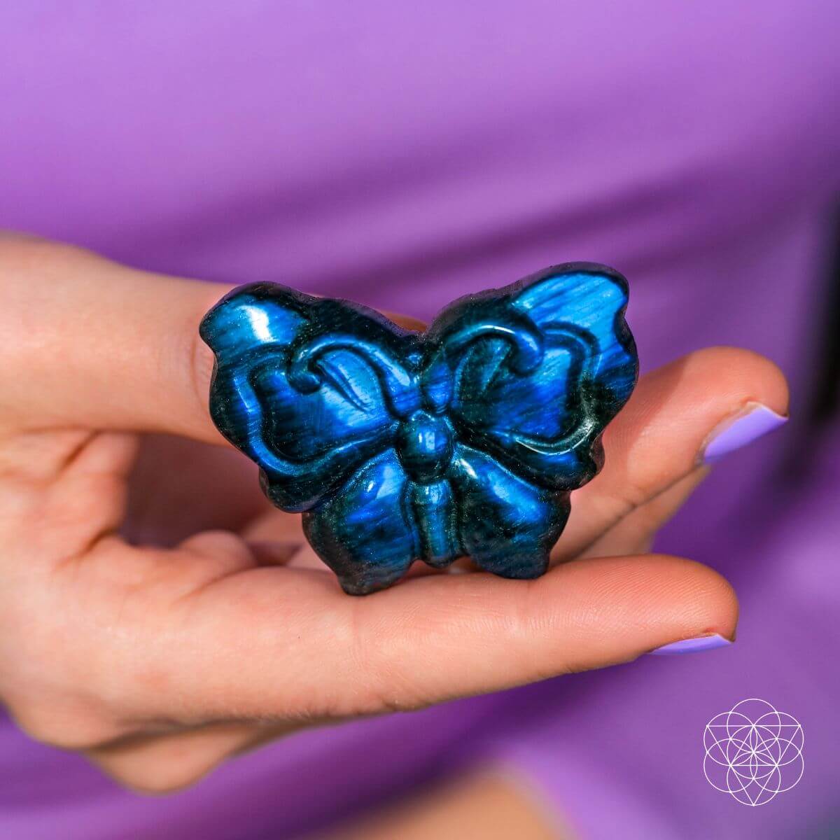 I Am Reborn - Labradorite Carving of Transformation - Conscious Items