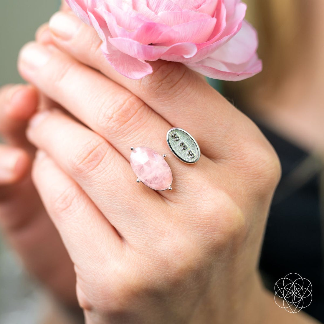 I Am Resilient: 333 Angel Number Silver Ring of Celestial Support - Conscious Items