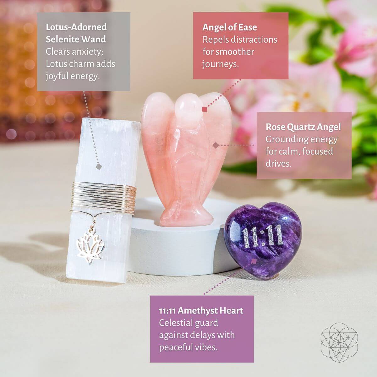 I Am Very Lucky - 11:11 Blessed Car Crystal Kit - Conscious Items