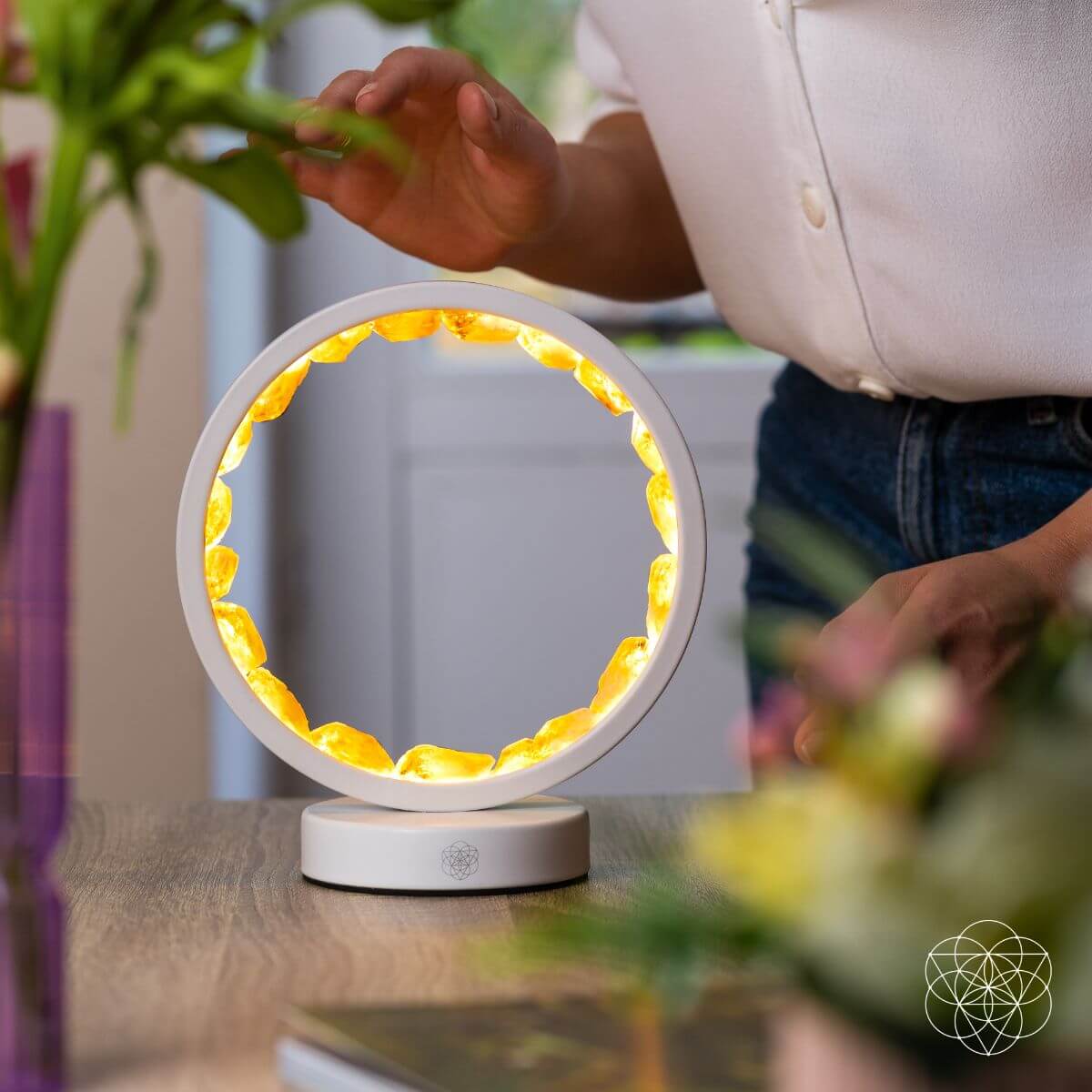 Infinite Abundance: Citrine Lamp of Manifestation - Conscious Items