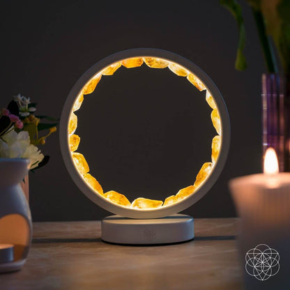 Infinite Abundance: Citrine Lamp of Manifestation - Conscious Items