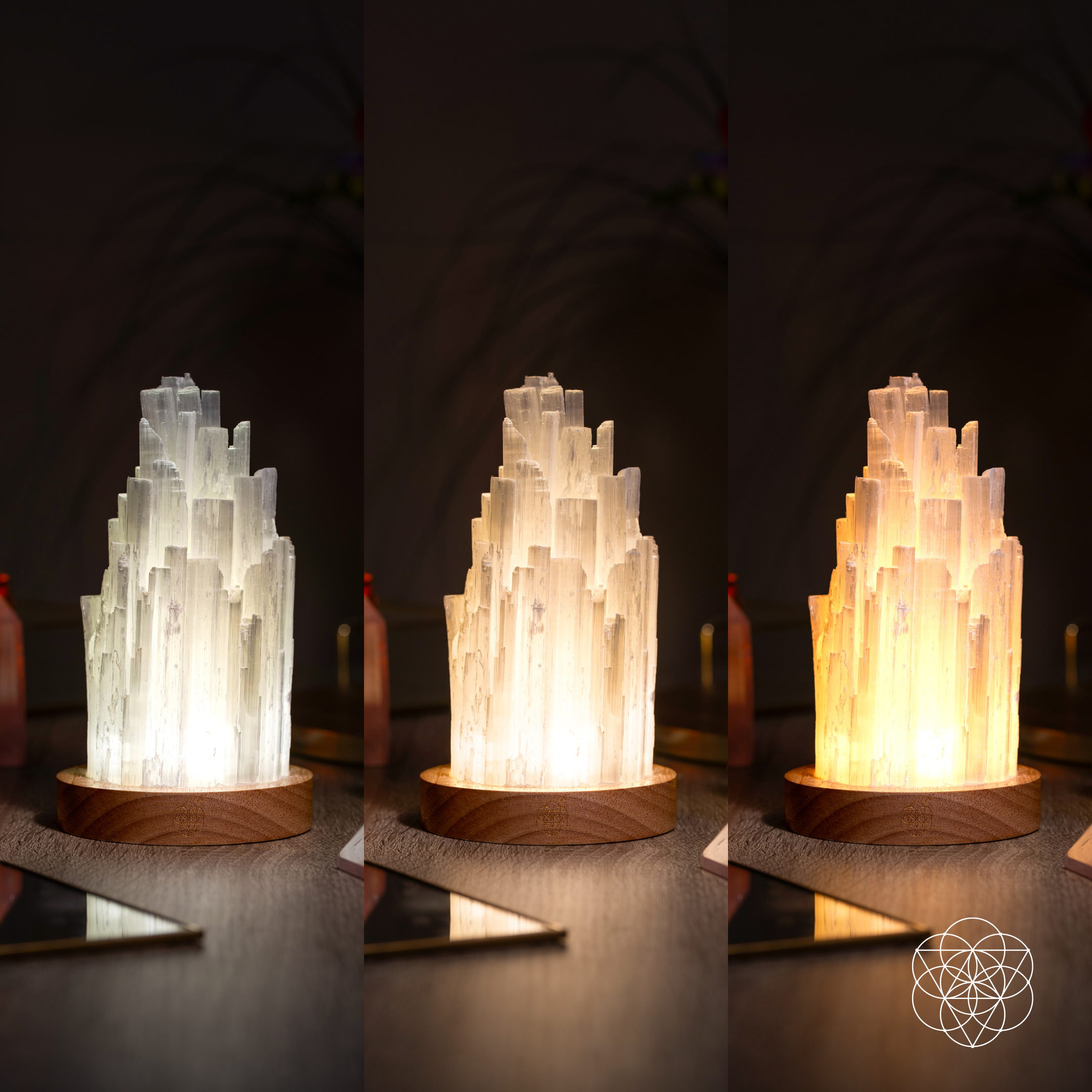 The Cleanse-All Selenite Lamp - 2 Pounds of Healing Power