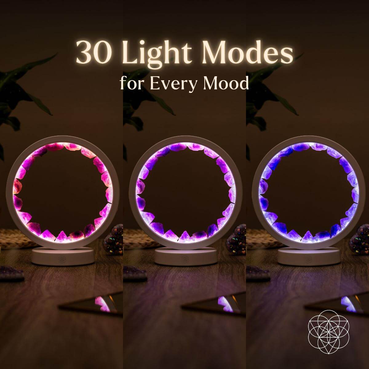 CI599 Amethyst Lampe (CI499 in Weiß)