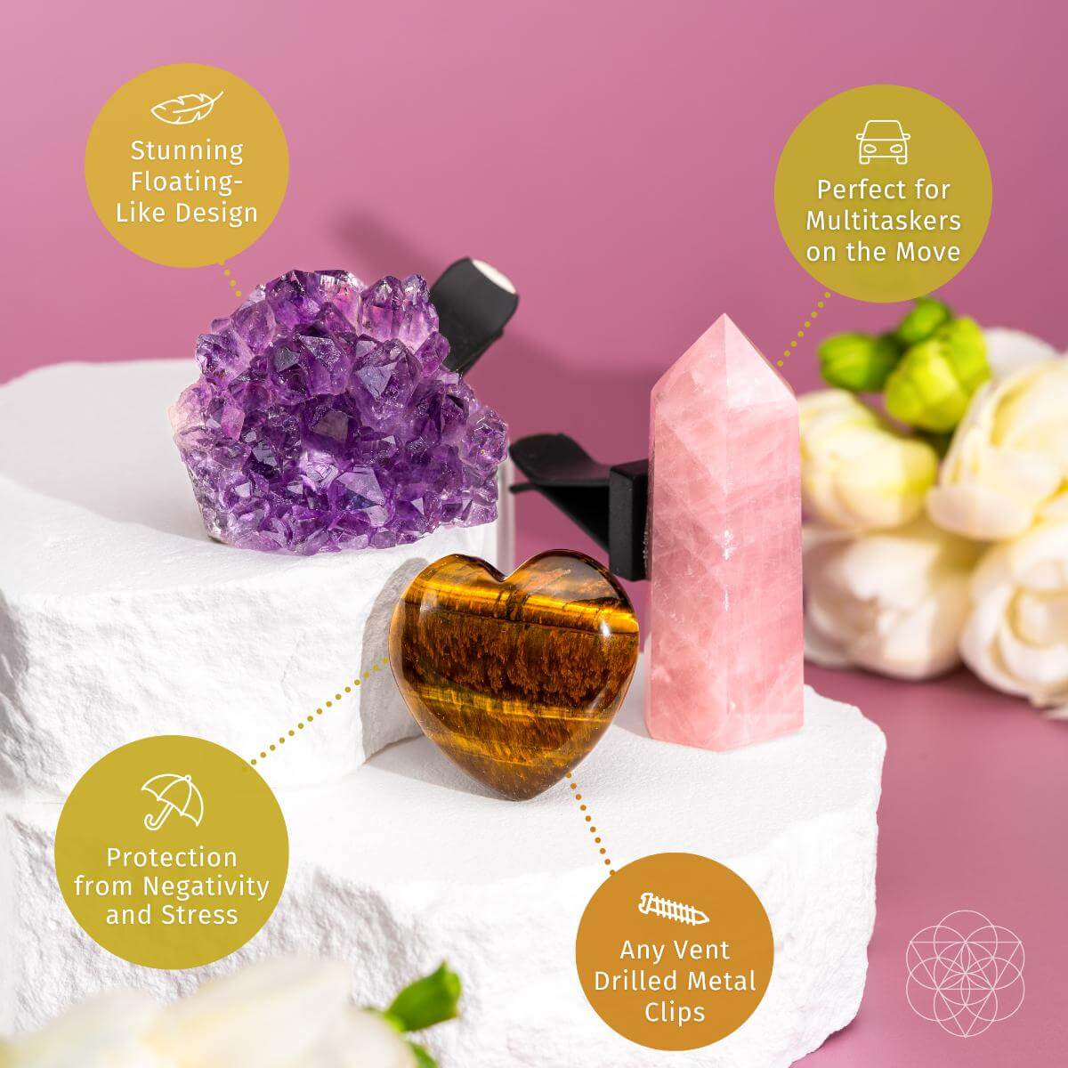 Mindful Multitasker - Crystal Car Kit of Balance - Conscious Items