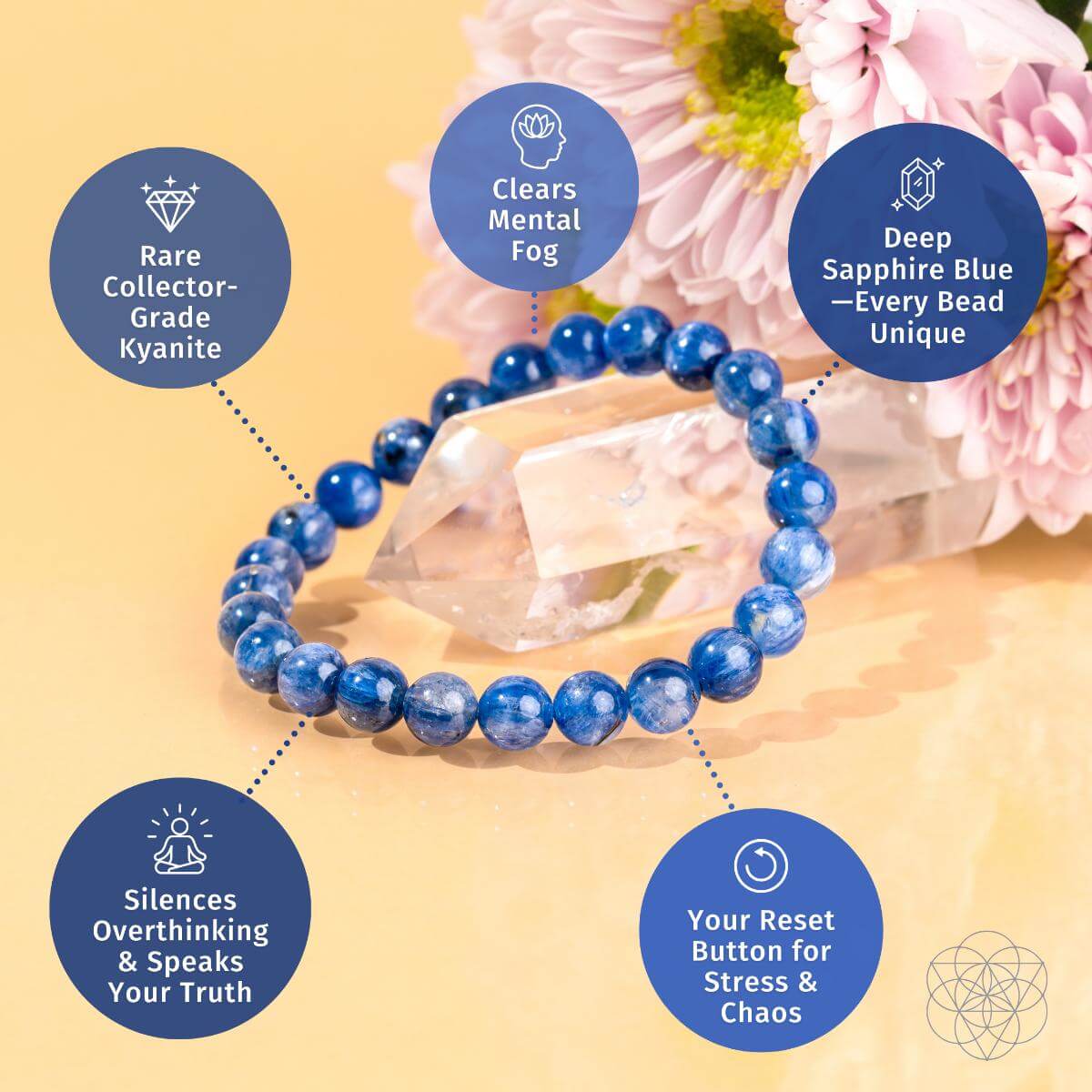 My Truth, My Power – Rare Kyanite Bracelet - Conscious Items
