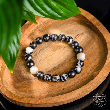 Permission to Pause - The Zebra Jasper Bracelet - Conscious Items