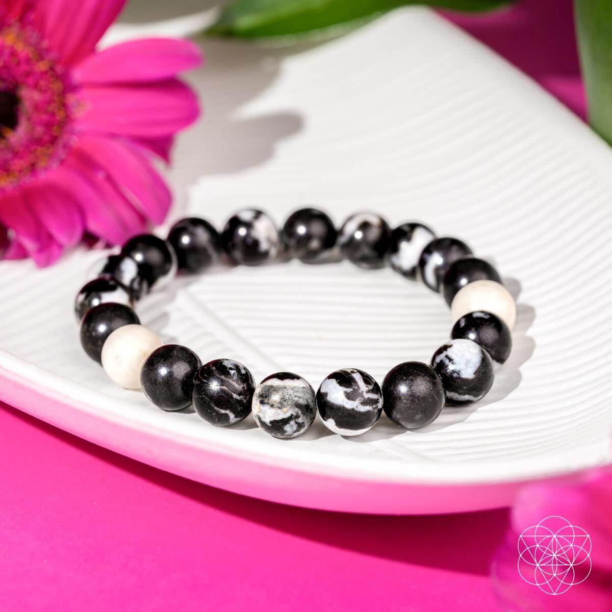 Permission to Pause - The Zebra Jasper Bracelet – Conscious Items