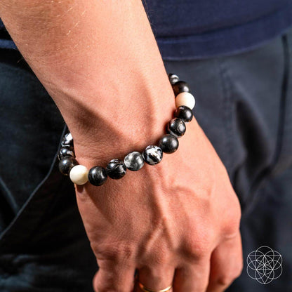 Permission to Pause - The Zebra Jasper Bracelet - Conscious Items