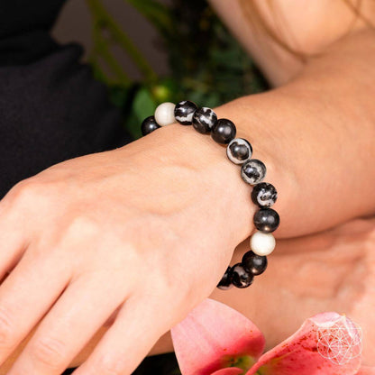 Permission to Pause - The Zebra Jasper Bracelet - Conscious Items