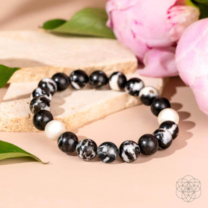 Permission to Pause - The Zebra Jasper Bracelet - Conscious Items