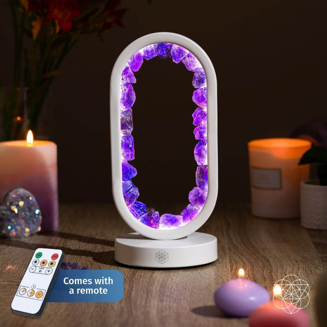 Portal to Peace - Amethyst Lamp of Stress Relief - Conscious Items