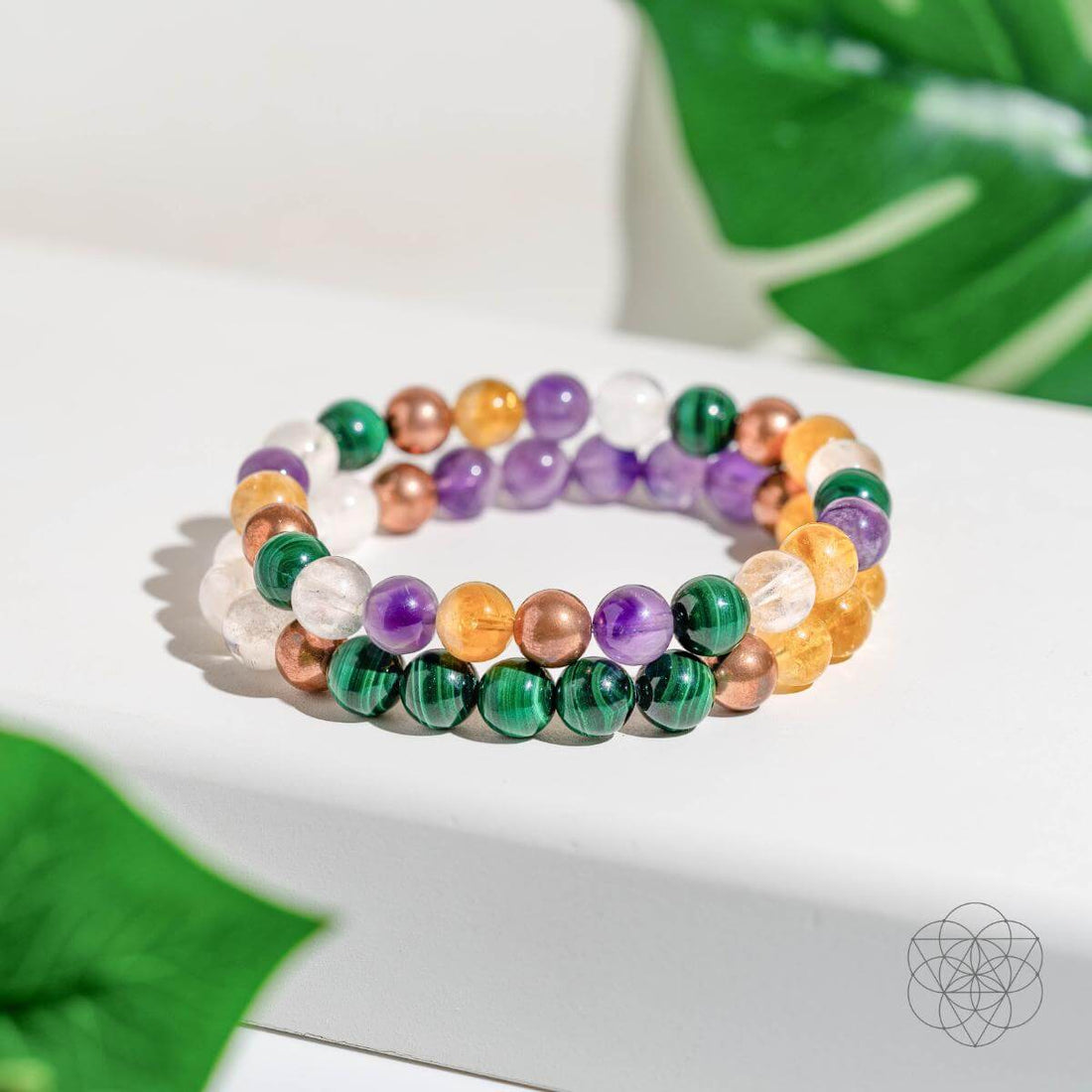 Powerhouse of Wealth Manifestation - Crystal Quartet Bracelet Set - Conscious Items