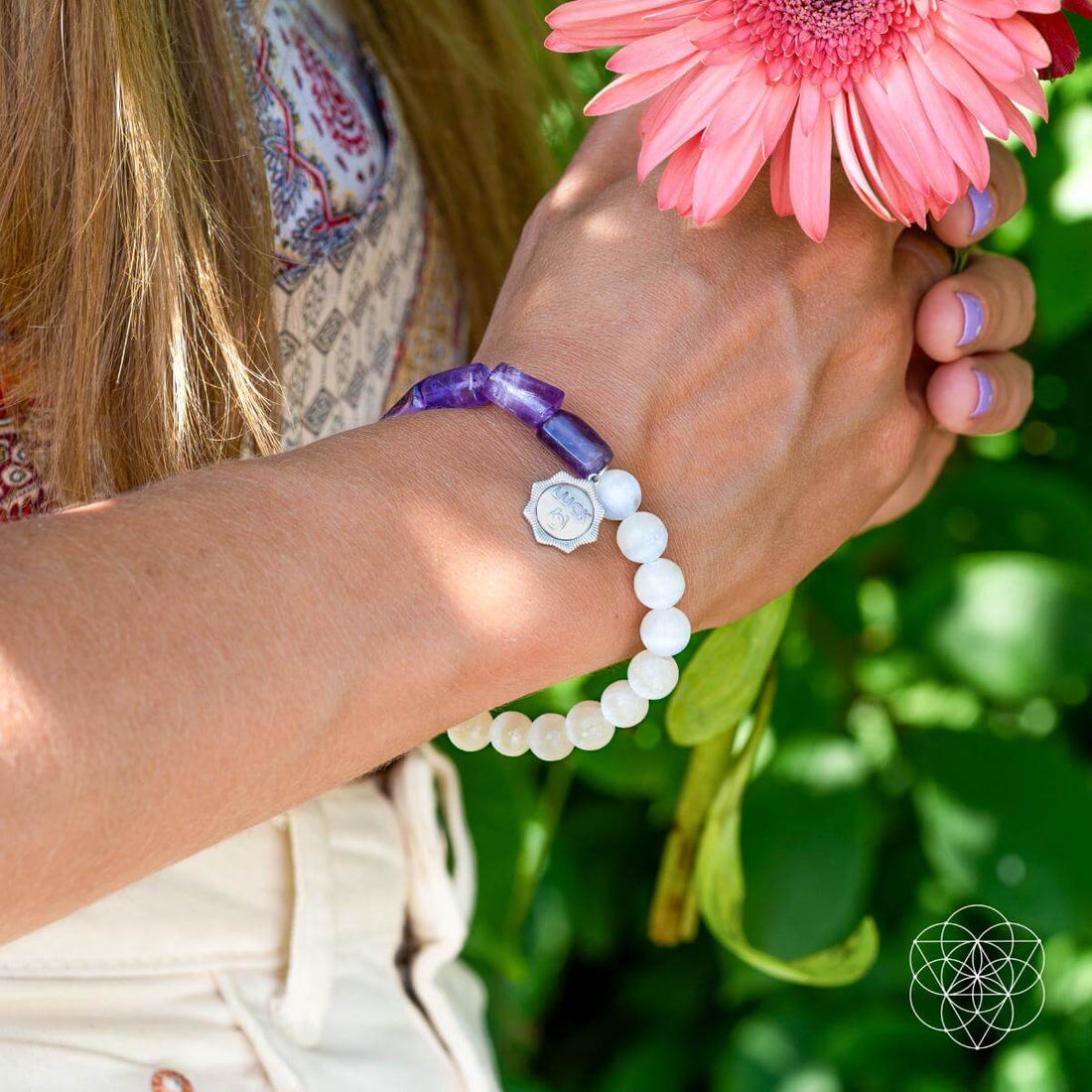 Pure Luck - Horseshoe Amethyst Bracelet - Conscious Items