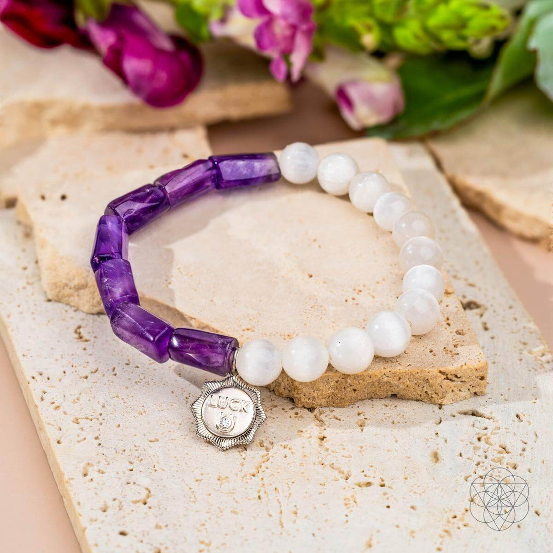Pure Luck - Horseshoe Amethyst Bracelet - Conscious Items