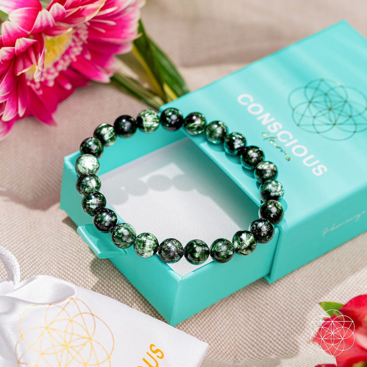 Rare Seraphinite Bracelet of Transformation - Conscious Items