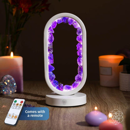 Portal zu Frieden - Amethyst -Lampe des Stressabbaues