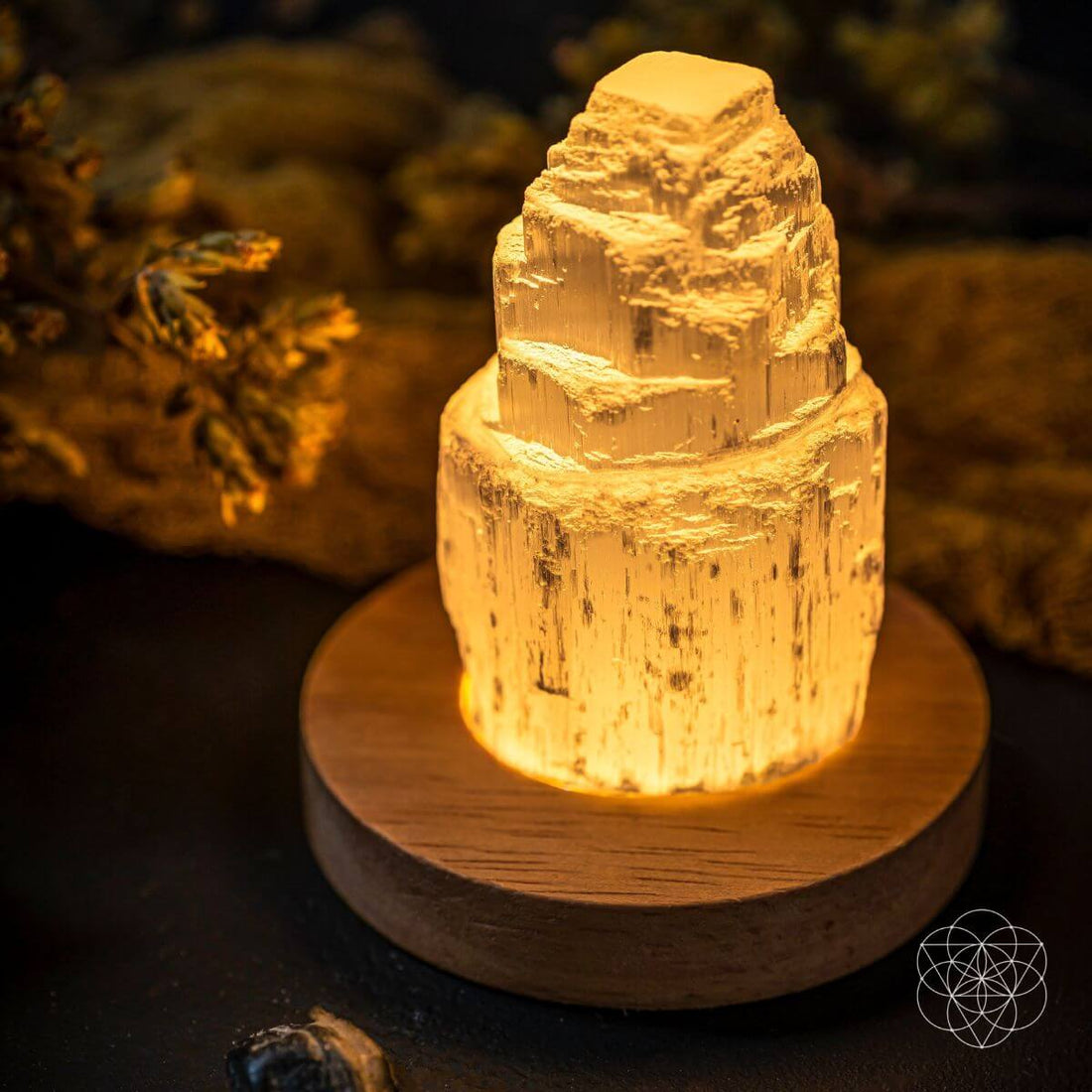 Selenite Cleansing Lamp - Conscious Items