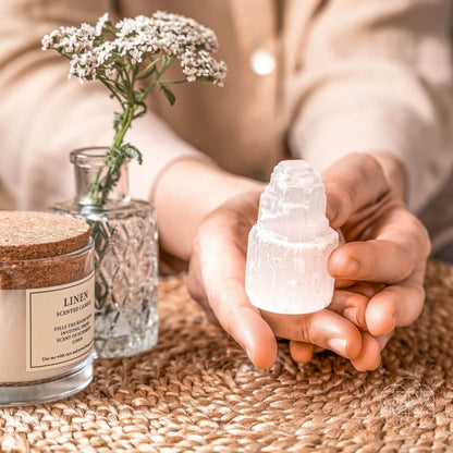 Selenite Cleansing Lamp - Conscious Items