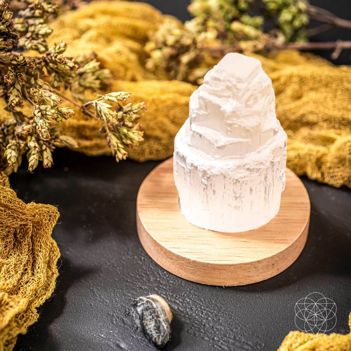 Selenite Cleansing Lamp - Conscious Items