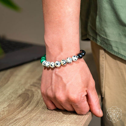 Soul Reset: Dalmatian Jasper Bracelet of Healing - Conscious Items