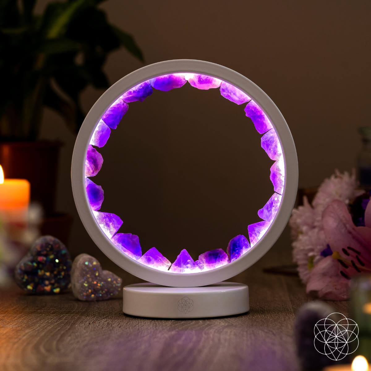 Stress Less, Sleep More – Amethyst Healing Lamp - Conscious Items