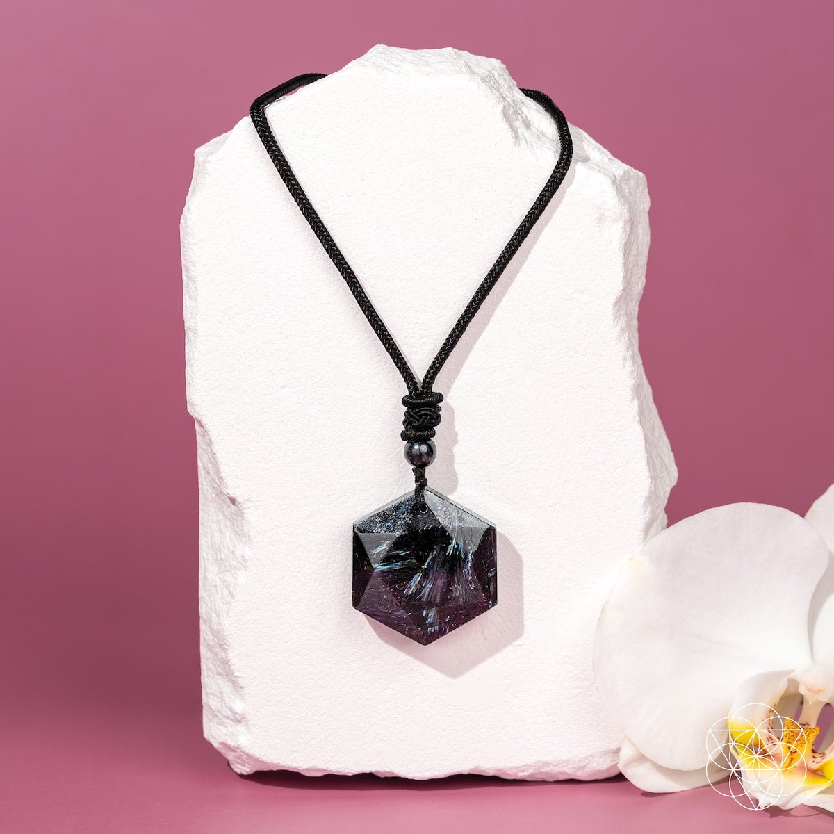 Arfvedsonite Deep Healing Pendant
