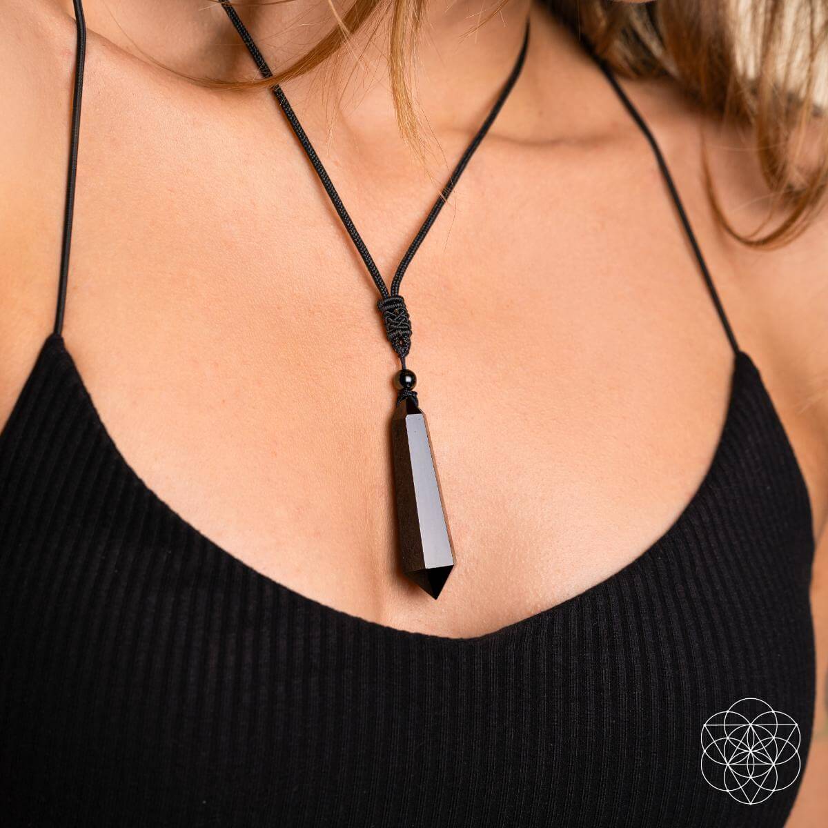 The Black Obsidian Talisman of Protection - Conscious Items