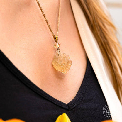 The Destiny Relic – Libyan Desert Glass Pendant - Conscious Items