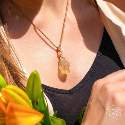 The Destiny Relic – Libyan Desert Glass Pendant - Conscious Items